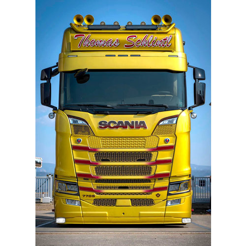 Bumperspoiler Scania Next Generation Type Medium Bumper Talmu Wit Ctcnl